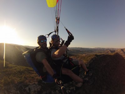 Bautismo de vuelo en parapente Valencia 25 min