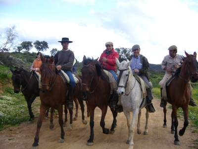 Passeggiata a cavallo attraverso la Sierra Morena con alloggio