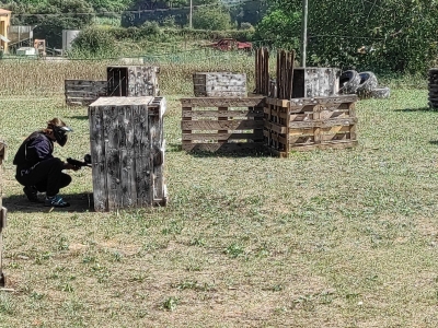 Paintball-Spiel Torrent D'emporda 300 Bälle