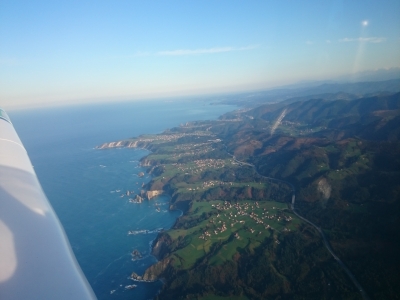 Vuelo en avioneta en Asturias de 1 hora