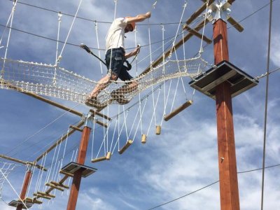 Circuito multiaventura y tirolina más merienda
