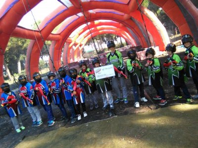 Cumpleaños con paintball en Bolullos de Mitación
