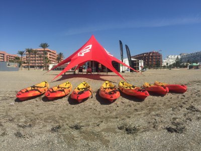 Alquilar kayak doble en Roquetas de Mar 2 horas