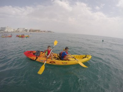 Alquiler piragua biplaza Roquetas de Mar 2 horas