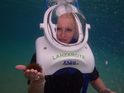 Buceo con escafandra en Lanzarote