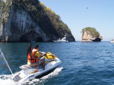 Doppelter Jetski von Vallarta nach Colomitos