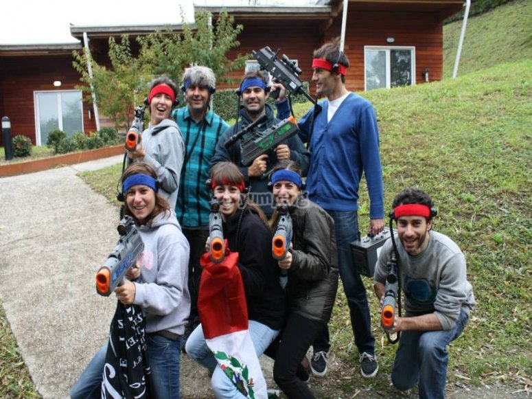 Partida de laser tag en Donostia de 2 horas desde 25€