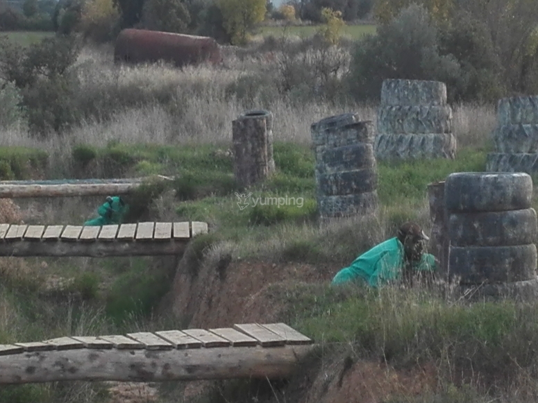 Jugar al paintball en Zaragoza con 100 bolas desde 20€
