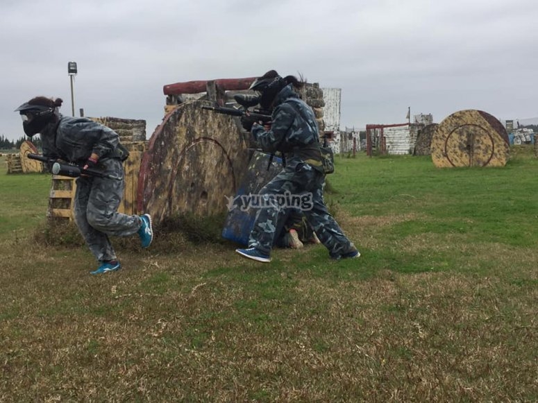 Paintball para niños en Utrera 150 bolas desde 15€