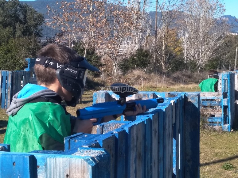 Paintball infantil en Caldes de Montbui 1 hora desde 14€