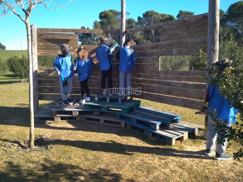 Paintball infantil en Caldes de Montbui 1 hora desde 14€