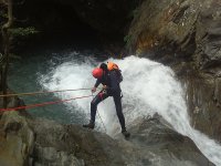 Descent of the Barrosa ravine, initiation level