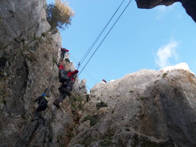 Vías ferratas en el Valle del Genal en Málaga