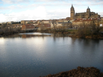 Kayak route on the Tormes river from La Maya