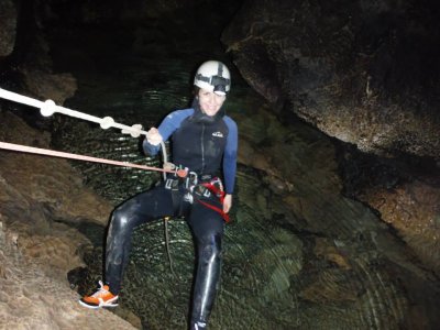 Espeleología en Cueva de los Chorros en Riopar
