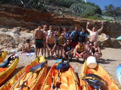 Ruta en kayak para adultos en Playa Malvarrosa 2h