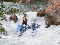 Descenso de rafting nivel lI Río Gállego niños 2h