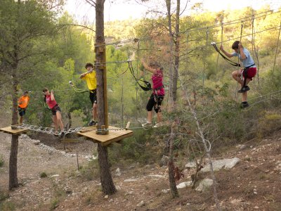 Parc aventure à Benifallet pour les écoles