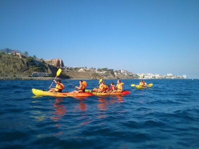 2-hour kayak route through Benalmádena