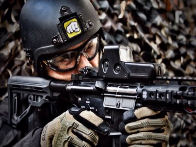 Partida de airsoft en Barcelona 2 horas tardes