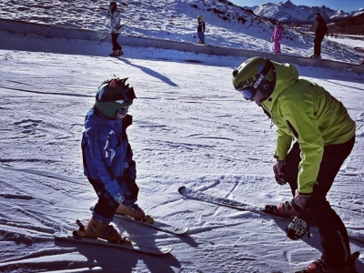 Clase particular de esquí para niños Baqueira 1h