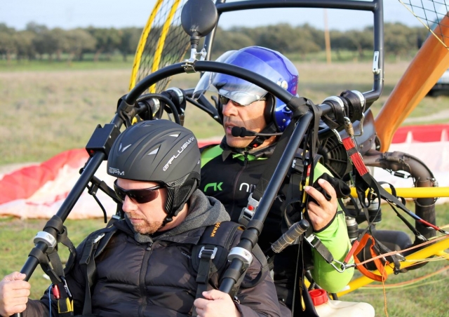  Paramotor-Start in Portugal 