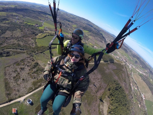  Tandem-Paragliding-Passagier Montijo 