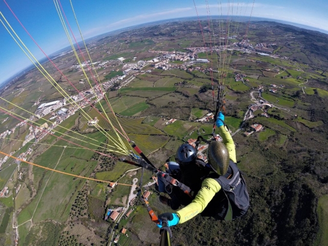  Paragliding über Portugal 