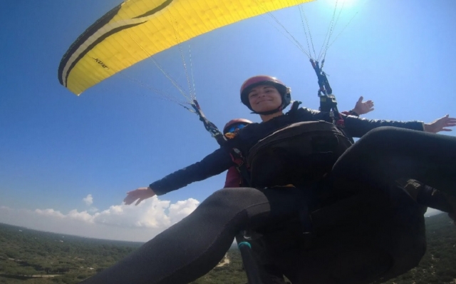  paragliding flight with video 