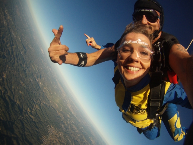 Salto en paracaídas en Portugal
