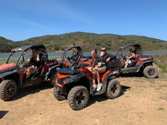  alles vorbereitet für die Quad-Route 