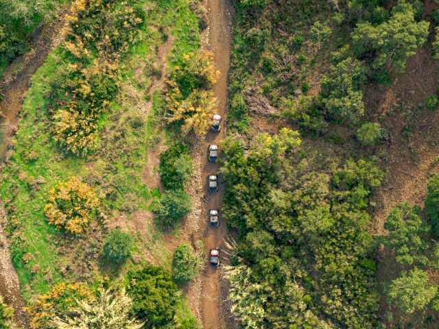 Rutas a vista de pajaro
