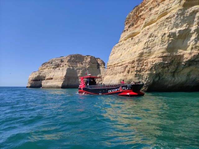  Catamaran crossing the sea 