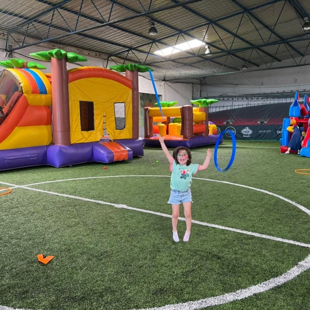  Girl on the inflatables 
