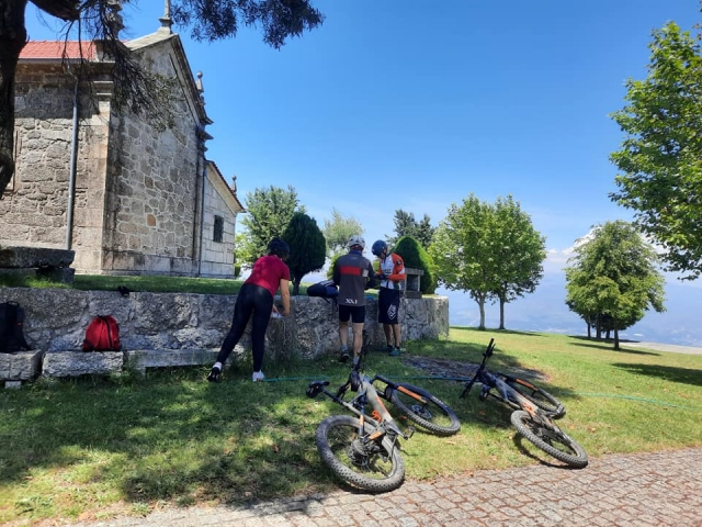  Resting after the route 