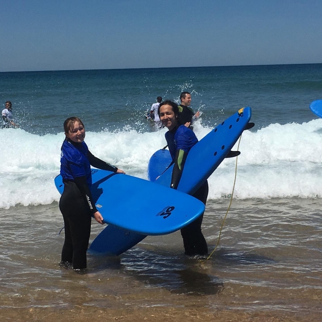  Con i team di surf 