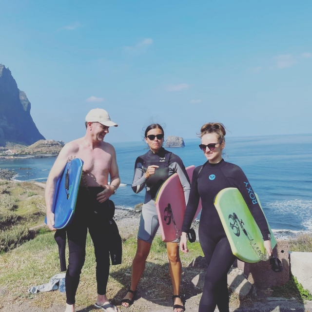  Prepared surfers in Portugal
