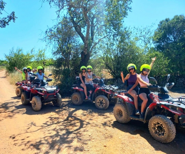  quad with friends 