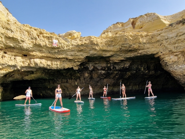  Il paddle surf di gruppo 