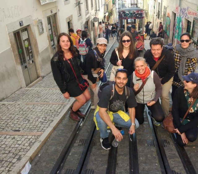  Foto di gruppo da uno dei punti di vista