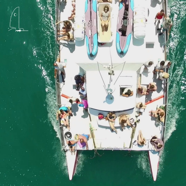  Our impressive catamaran 