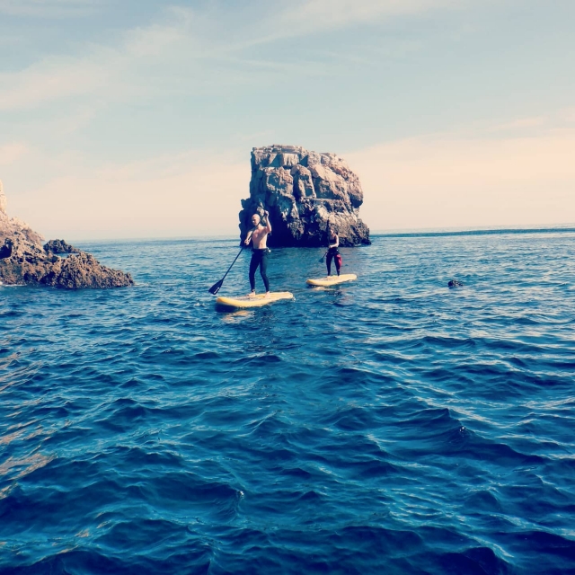  Uma actividade de paddle surf 