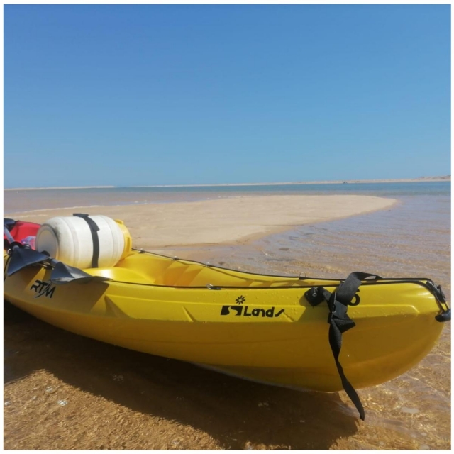  O Kayak preparado para aventura 