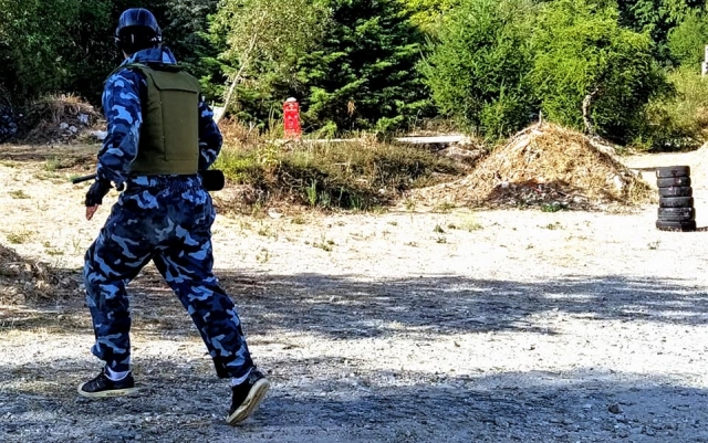  On the paintball battlefield 