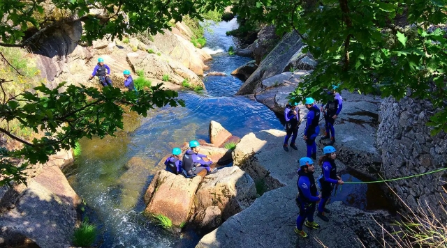  Canyoning com grupo grande 