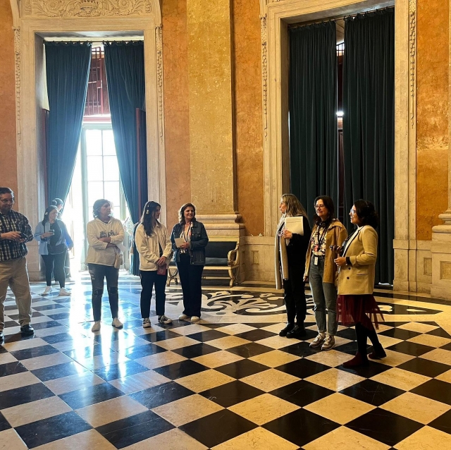Explorando el museo