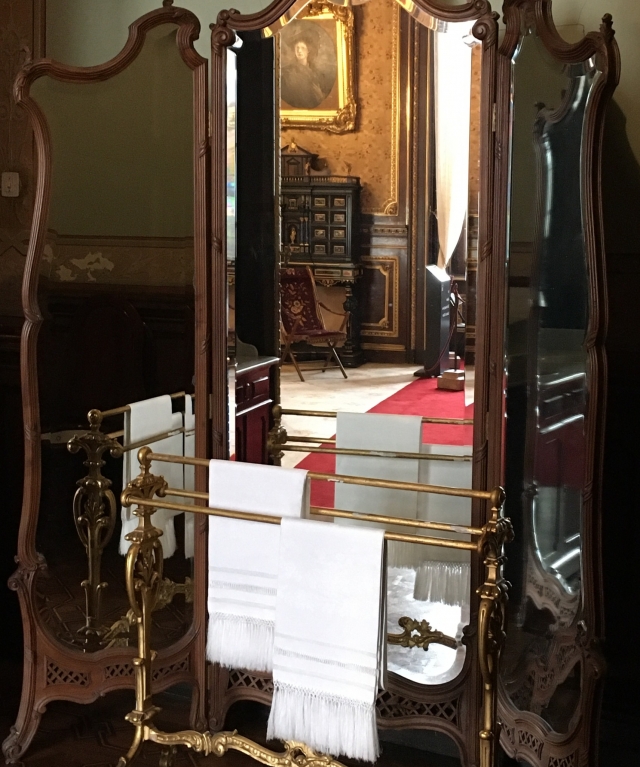 A casa de banho de uma rainha