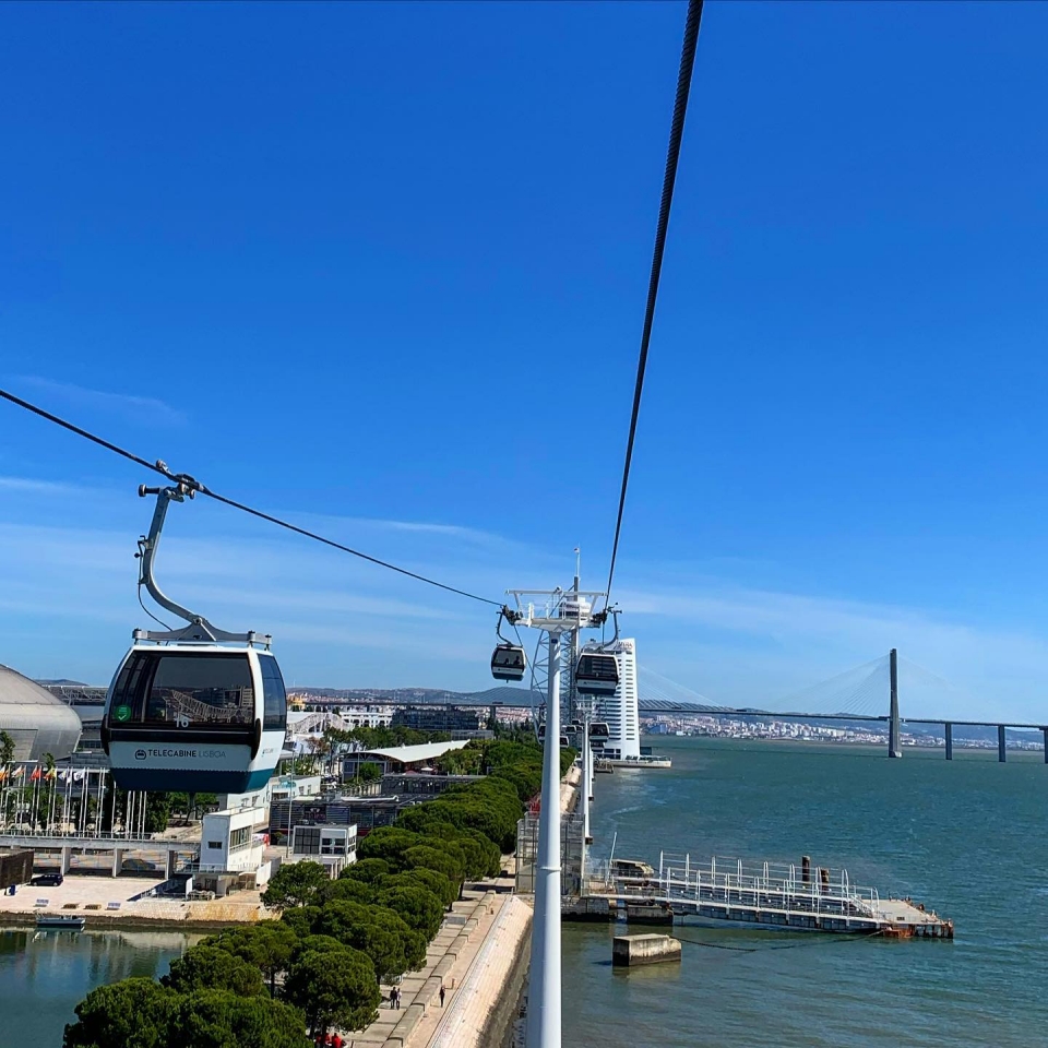 Vistas incriveis de Lisboa