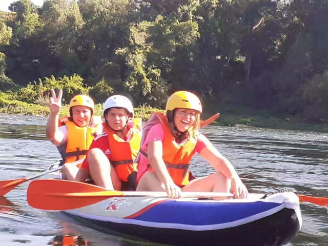 Rafting en familia 