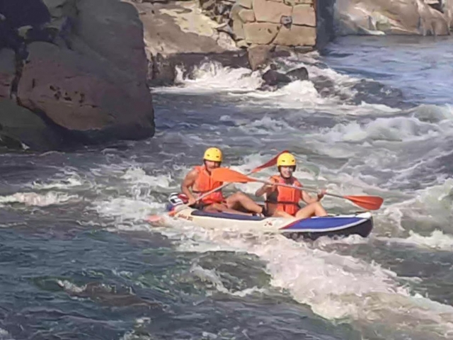  Le rapide del Miño in canoa-raft 